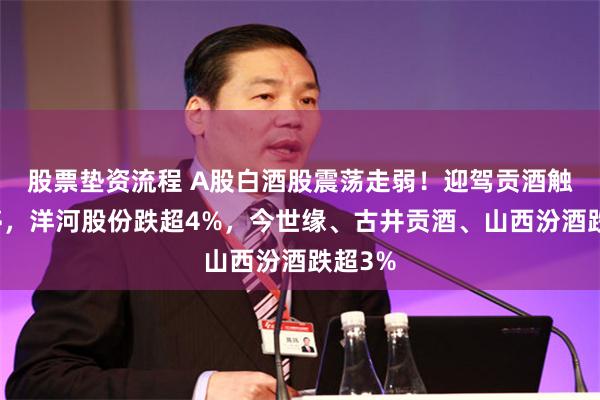股票垫资流程 A股白酒股震荡走弱！迎驾贡酒触及跌停，洋河股份跌超4%，今世缘、古井贡酒、山西汾酒跌超3%