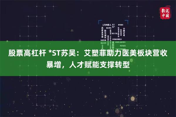 股票高杠杆 *ST苏吴：艾塑菲助力医美板块营收暴增，人才赋能支撑转型