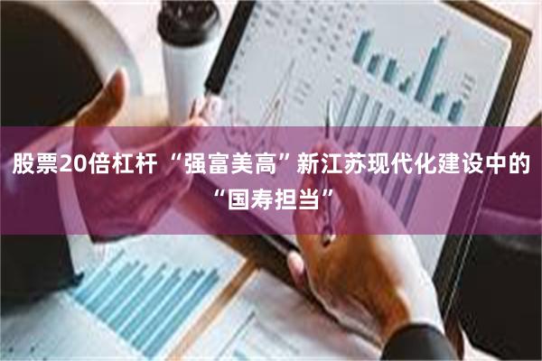 股票20倍杠杆 “强富美高”新江苏现代化建设中的“国寿担当”